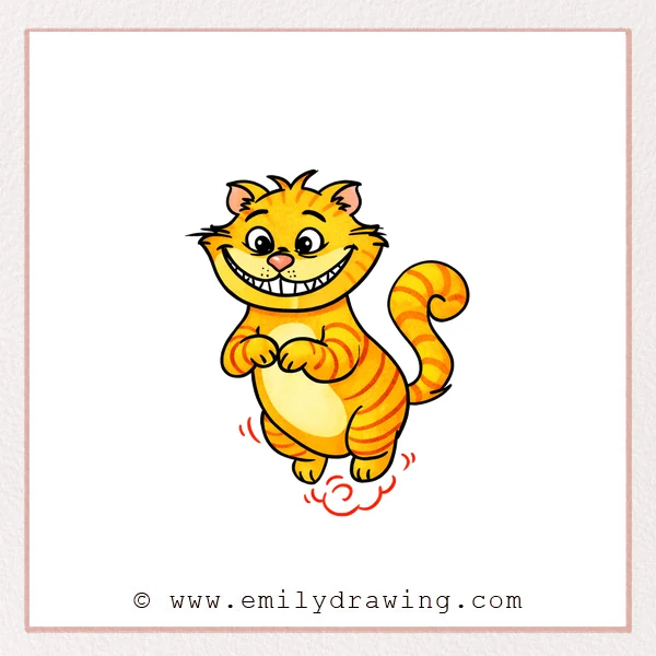 Preview of Cheshire Cat drawing